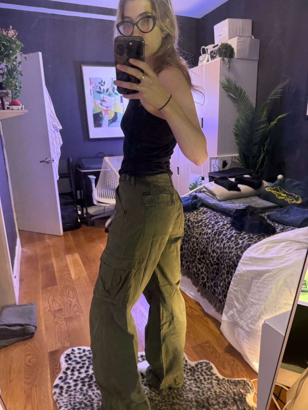 Sanctuary Cargo Pants in Olive Green - Women